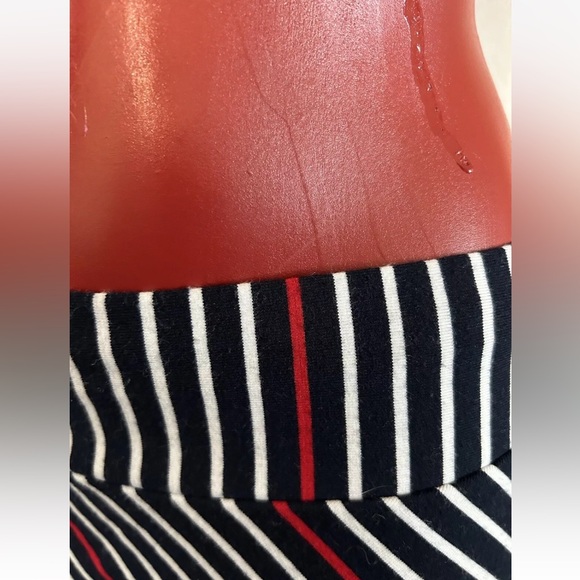 DB ESTABLISHED 1962 WOMAN PLUS SIZE 3X- STRIPED SKIRT STRETCH- SHORT - Picture 5 of 6